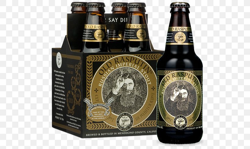 Old Rasputin Russian Imperial Stout North Coast Brewing Company Beer, PNG, 556x490px, Old Rasputin Russian Imperial Stout, Alcoholic Beverage, Alcoholic Drink, Ale, Beer Download Free