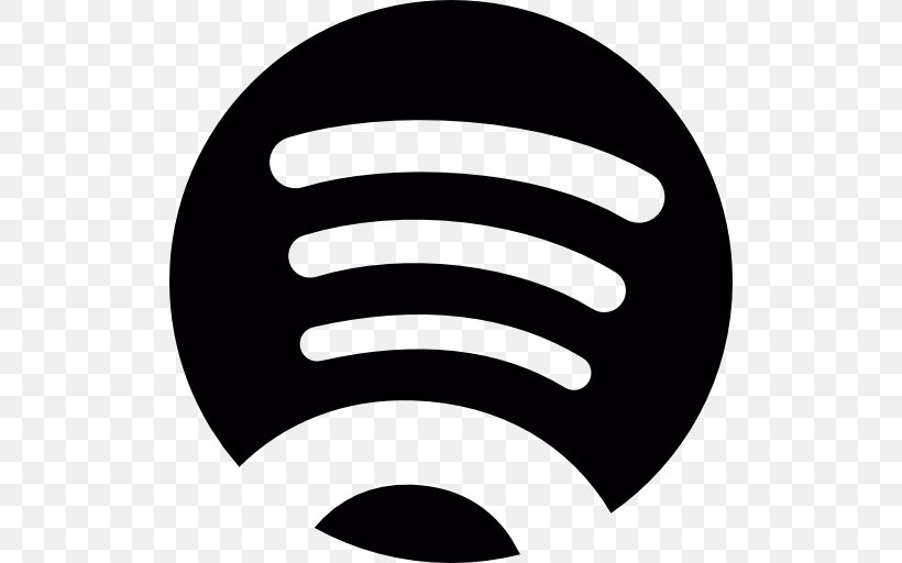 Spotify Png 512x512px Spotify Black And White Font Awesome Logo Symbol Download Free