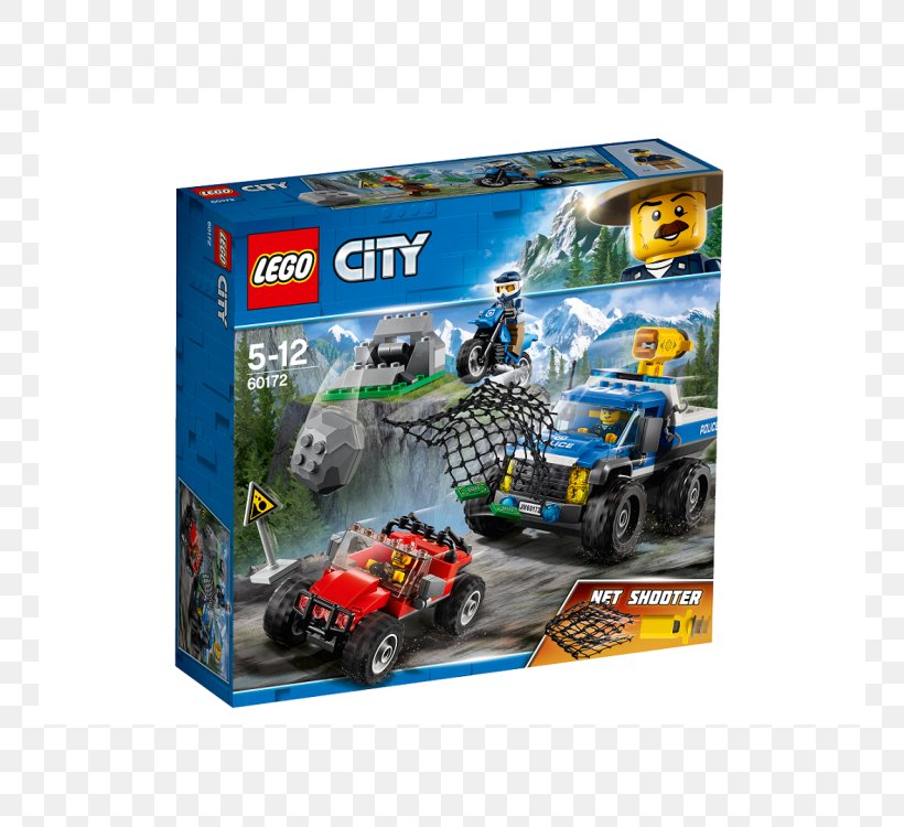 LEGO 60172 City Dirt Road Pursuit Toy Lego Minifigure Smyths, PNG, 750x750px, Lego, Educational Toys, Lego City, Lego Company Corporate Office, Lego Minifigure Download Free