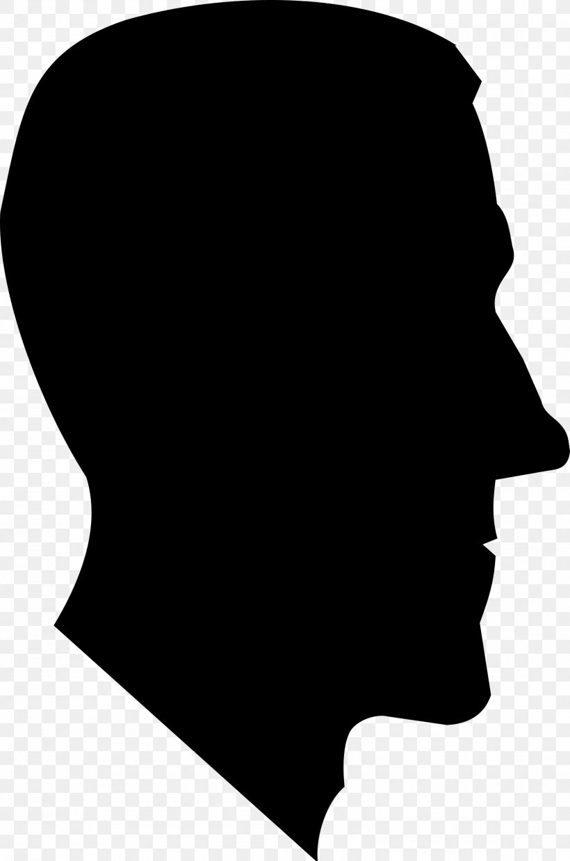 Silhouette Male Portrait Clip Art, PNG, 1589x2400px, Silhouette, Black, Black And White, Female, Head Download Free