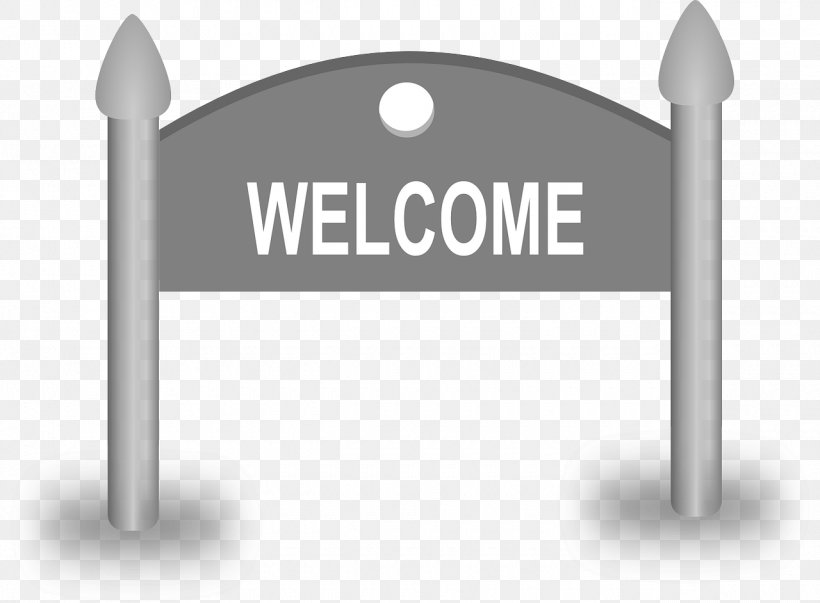 Welcome Sign Free Content Clip Art, PNG, 1280x942px, Welcome Sign, Area, Black And White, Brand, Free Content Download Free