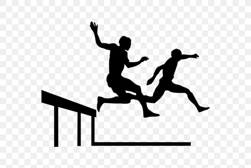 Track & Field Athlete Sport Hurdling Decal, PNG, 550x550px, Track Field, Area, Athlete, Athletics Field, Black Download Free