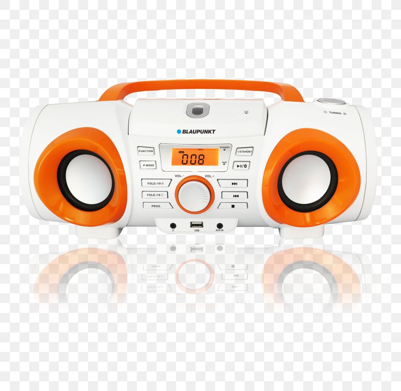 Blaupunkt Compact Disc Tuner Boombox Radio, PNG, 800x800px, Blaupunkt, Audio, Boombox, Cd Player, Compact Disc Download Free