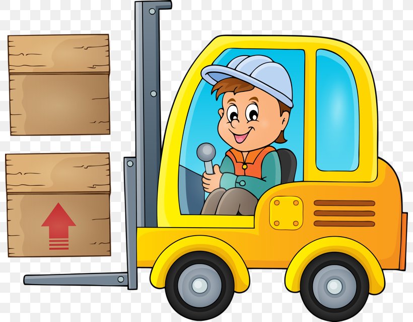Forklift Operator Norma Regulamentadora Cargo Illustration, PNG, 800x638px, Forklift, Automotive Design, Car, Cargo, Cartoon Download Free