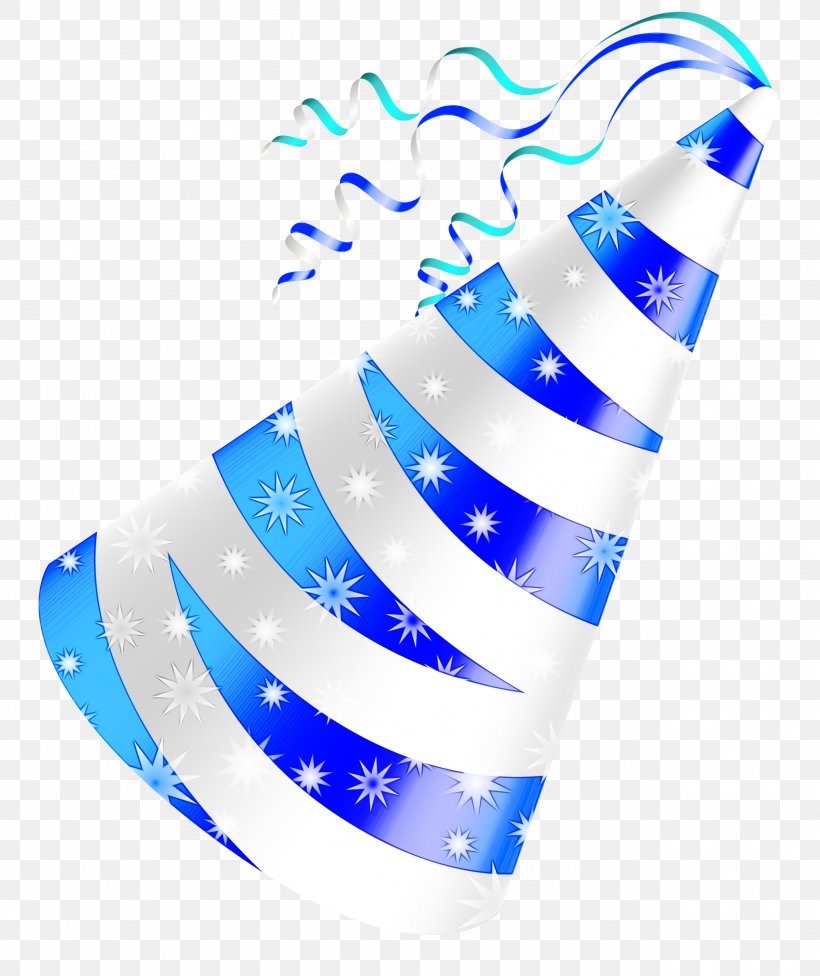 Happy Birthday Blue, PNG, 2518x3000px, Party Hat, Anniversary, Aqua, Balloon, Birthday Download Free