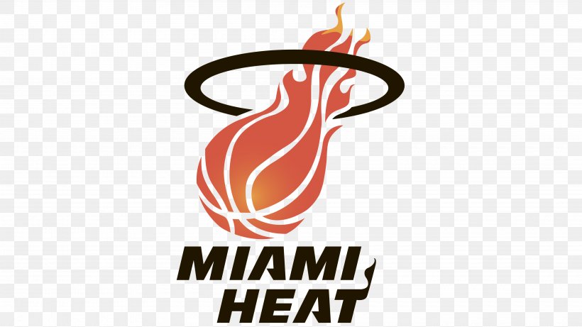 Miami Heat NBA Logo Miami Floridians Basketball, PNG, 3840x2160px, Watercolor, Cartoon, Flower, Frame, Heart Download Free
