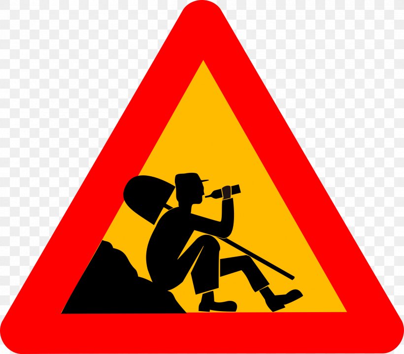 Men At Work Traffic Sign Warning Sign Clip Art, PNG, 2400x2107px, Men At Work, Area, Brand, Logo, Public Domain Download Free