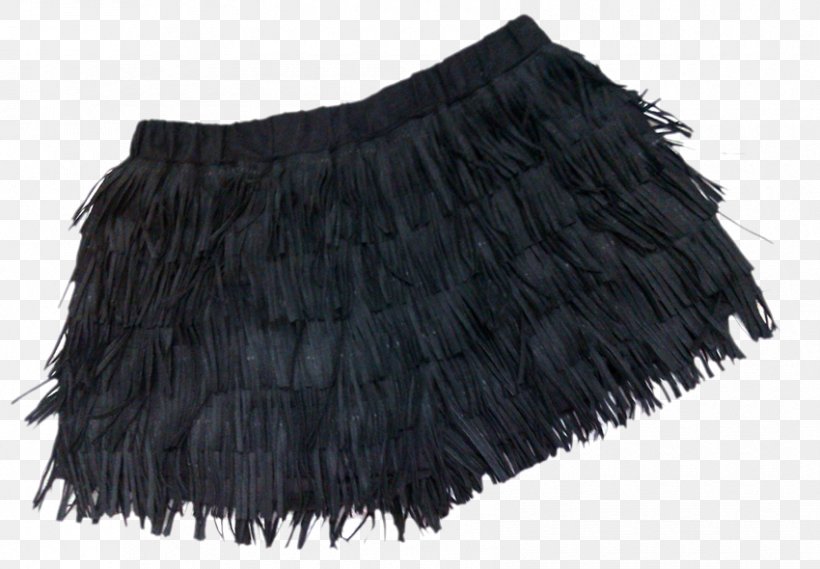 Skirt Black M, PNG, 850x590px, Skirt, Black, Black M, Fur Download Free