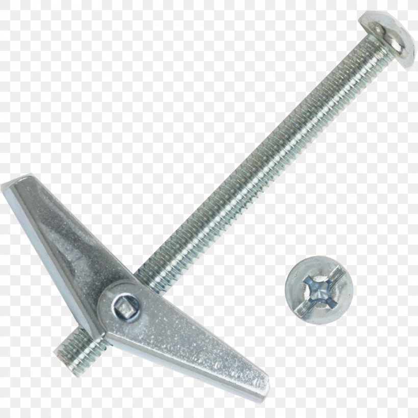 Toggle Bolt Screw Nut, PNG, 1000x1000px, Toggle Bolt, Anchor Bolt, Bolt, Countersink, Fastener Download Free