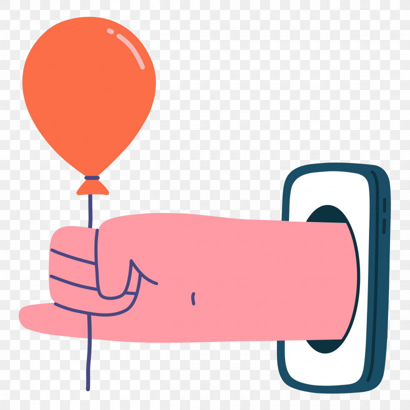 Hand Holding Balloon Hand Balloon, PNG, 2500x2500px, Hand, Balloon, Cartoon, Geometry, Hm Download Free