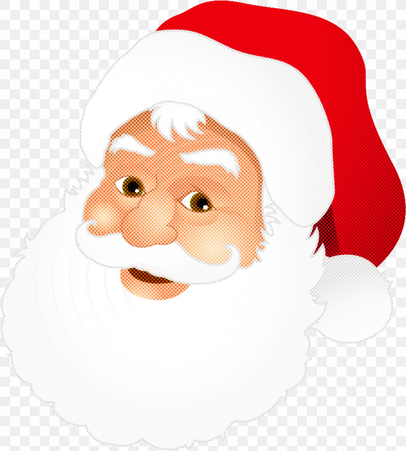 Santa Claus, PNG, 1801x1999px, Santa Claus, Cartoon, Facial Hair, Pleased, Smile Download Free