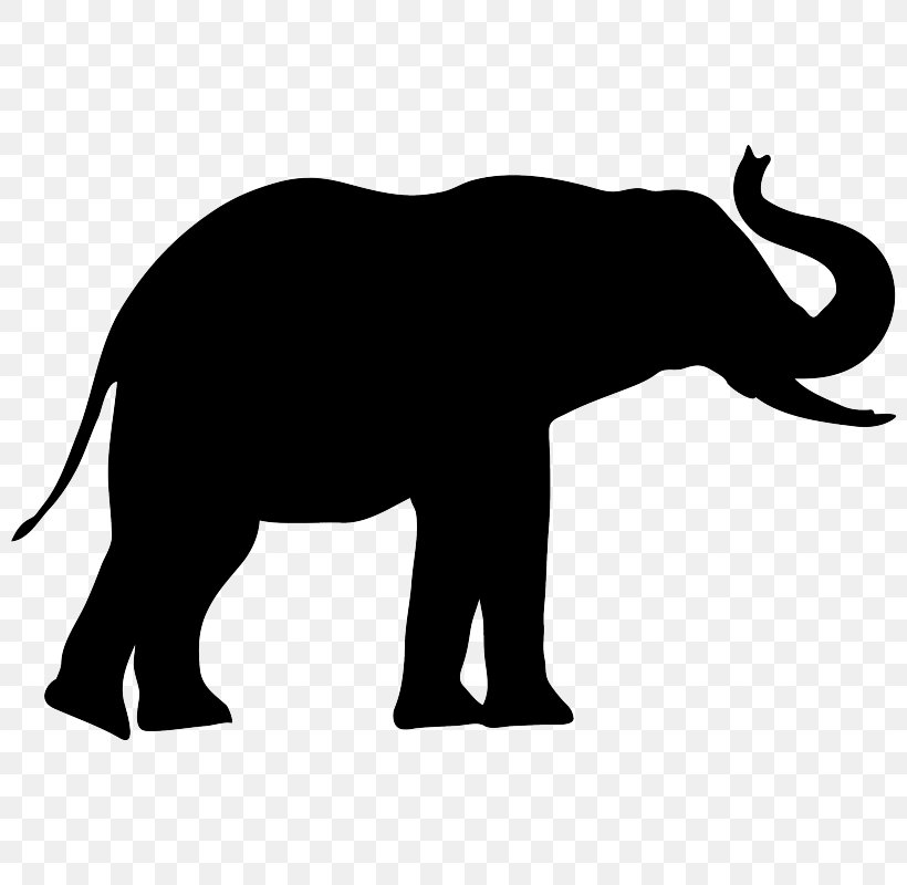 African Elephant Drawing, PNG, 800x800px, African Elephant, Animal, Asian Elephant, Big Cats, Black Download Free