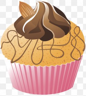 Chocolate - Cupcake Muffin Praline Buttercream Chocolate PNG