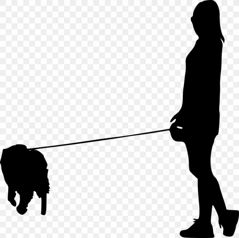 Dog Walking Pet Sitting Silhouette, PNG, 850x846px, Dog, Black, Black And White, Carnivoran, Dog Like Mammal Download Free