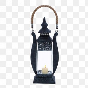 Vintage Plane Lighthouse - Lantern Metal Candle Lighting Silver PNG