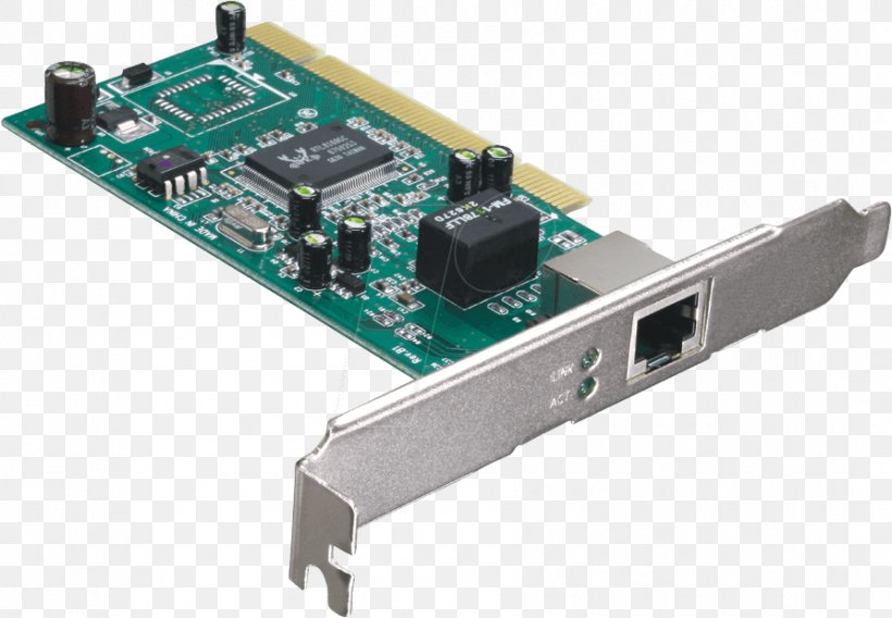 Network Cards & Adapters Gigabit Ethernet PCI Express, PNG, 893x619px, 10 Gigabit Ethernet, Network Cards Adapters, Adapter, Computer, Computer Component Download Free