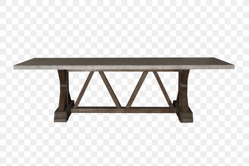 Trestle Table Trestle Bridge Reclaimed Lumber Dining Room, PNG, 1200x802px, Table, Chair, Coffee Table, Coffee Tables, Concrete Download Free