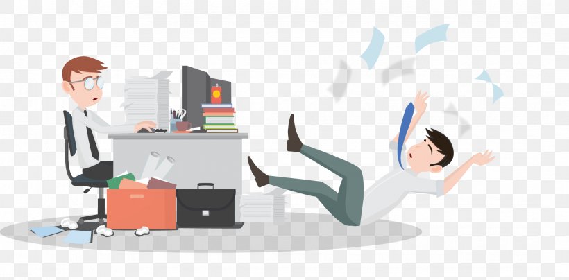 Desk Job Businessperson, PNG, 2146x1058px, Desk, Business, Businessperson, Cartoon, Collaboration Download Free