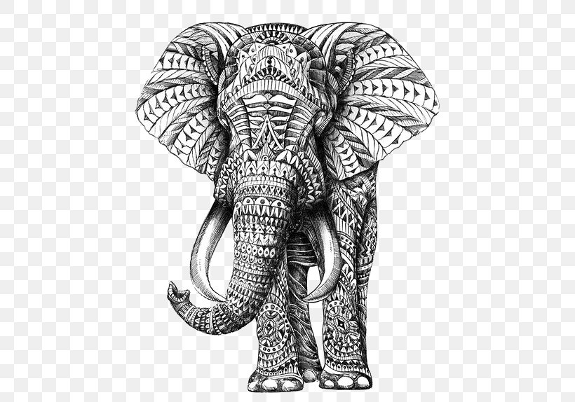 Drawing African Elephant Art, PNG, 444x574px, Drawing, African Elephant, Art, Art Museum, Asian Elephant Download Free
