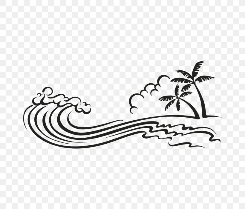 Hawaii Wall Decal, PNG, 700x700px, Hawaii, Area, Art, Beach, Black Download Free