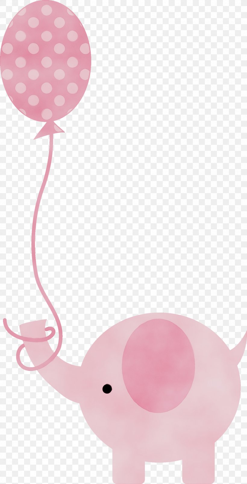 Polka Dot, PNG, 1468x2872px, Watercolor, Balloon, Paint, Pink, Polka Dot Download Free