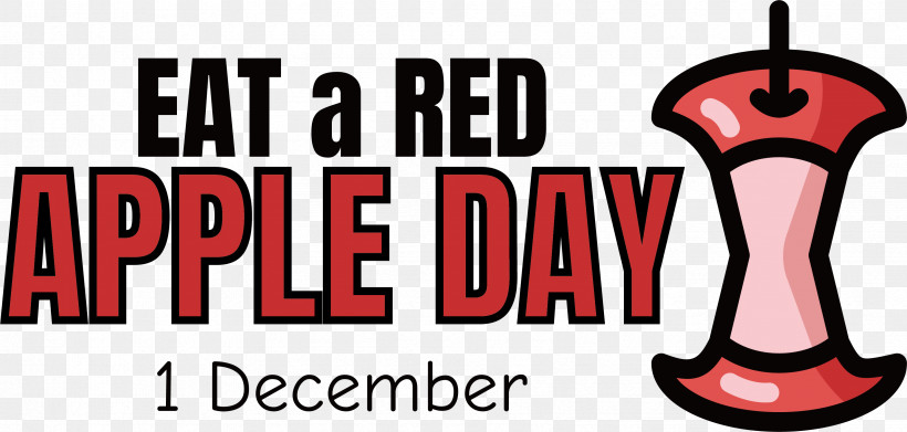 Red Apple Eat A Red Apple Day, PNG, 3373x1609px, Red Apple, Eat A Red Apple Day Download Free