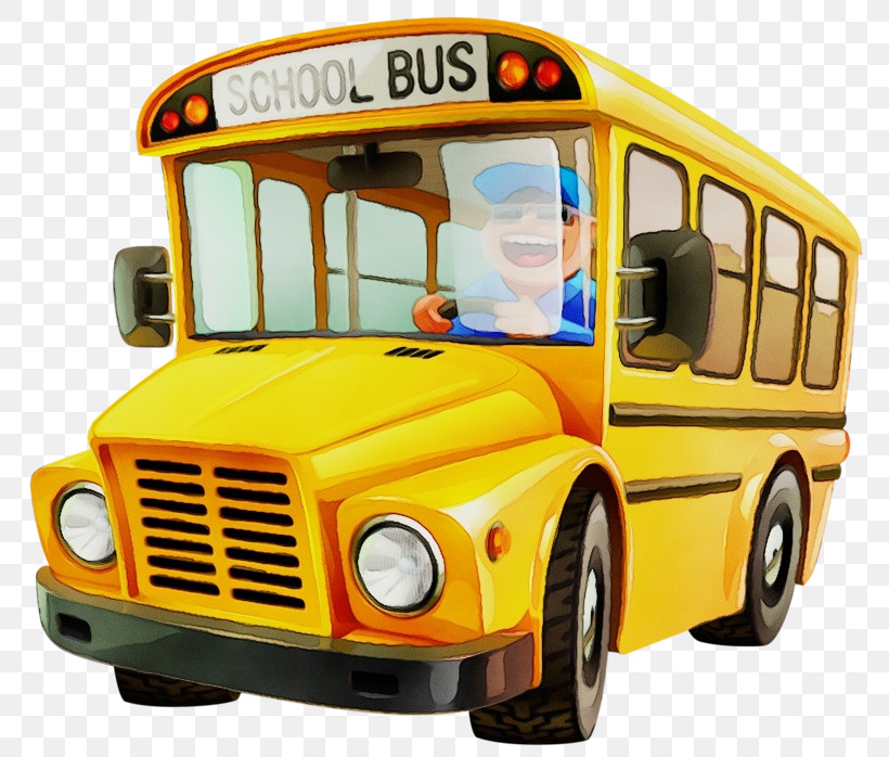 School Bus, PNG, 800x698px, Watercolor, Bus, Car, Land Vehicle, Paint Download Free