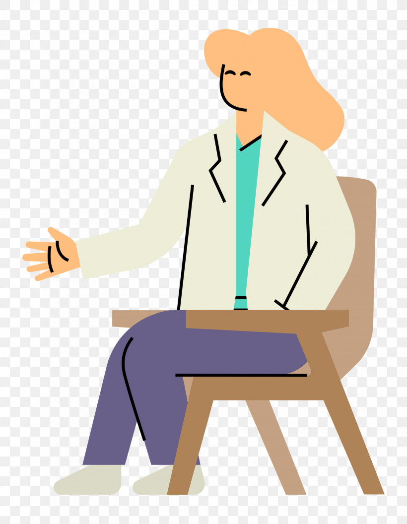 Cartoon Human Line Conversation Sitting, PNG, 1940x2500px, Sitting, Behavior, Cartoon, Chair, Conversation Download Free