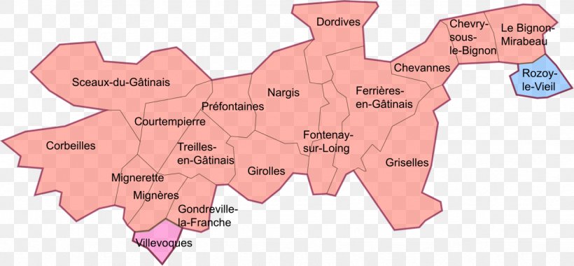 Chevry-sous-le-Bignon Montargis Gien Communauté De Communes Map, PNG, 1232x572px, Watercolor, Cartoon, Flower, Frame, Heart Download Free