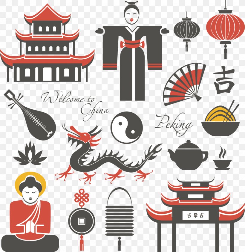 China Chinese Dragon Visual Design Elements And Principles, PNG, 1131x1160px, China, Chinese Architecture, Chinese Dragon, Flat Design, Illustrator Download Free