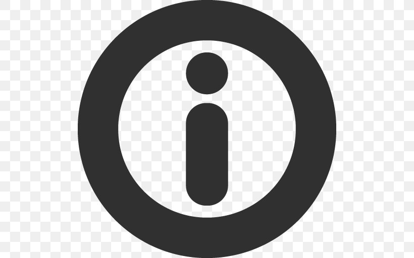 Information Icon Design, PNG, 512x512px, Information, Alphanumeric, Apple Icon Image Format, Black And White, Button Download Free