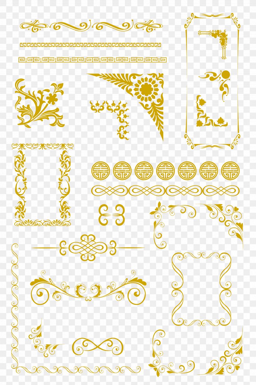 Euclidean Vector Pattern, PNG, 4724x7087px, Picture Frame, Area, Border, Material, Motif Download Free