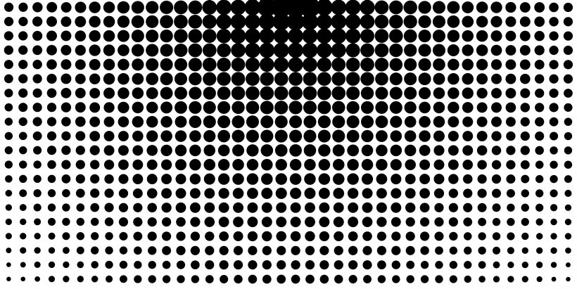 Halftone Black And White Continuous Tone Pattern, PNG, 3982x2000px, Watercolor, Cartoon, Flower, Frame, Heart Download Free