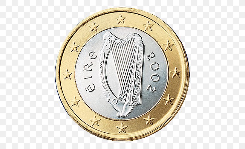 Ireland Irish Euro Coins 1 Euro Coin, PNG, 500x500px, 1 Cent Euro Coin, 1 Euro Coin, 2 Euro Coin, 20 Cent Euro Coin, Ireland Download Free