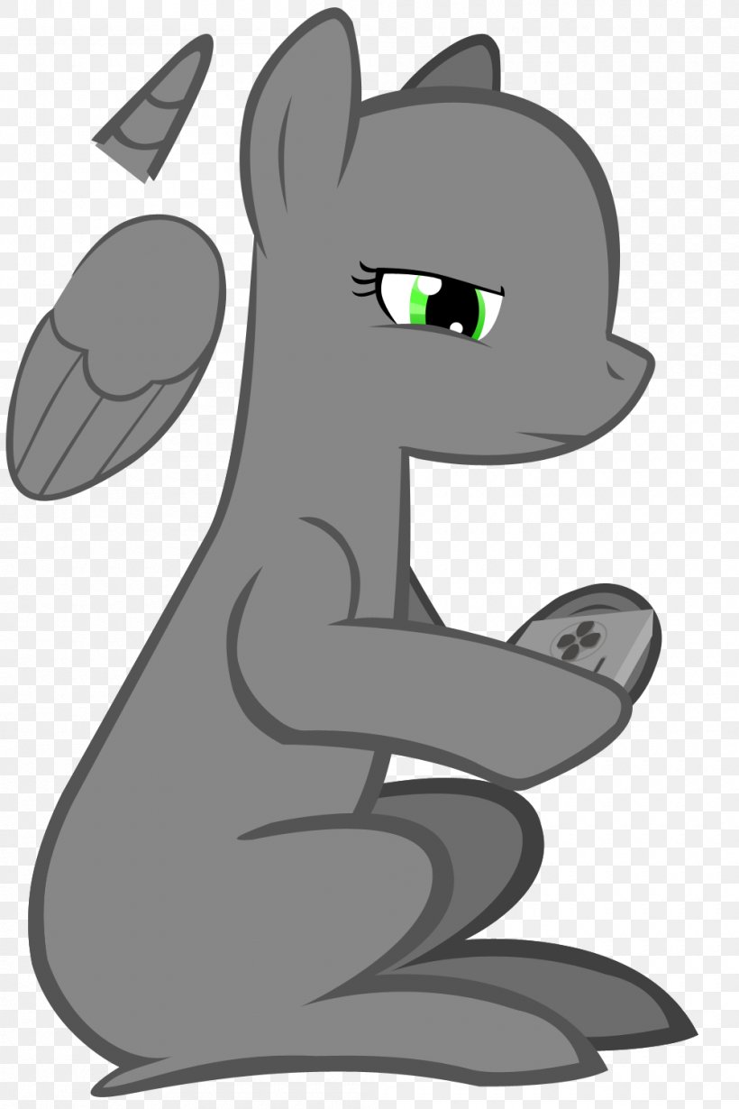 Pony Cat Derpy Hooves Video Game, PNG, 1000x1500px, Pony, Black, Black And White, Card Game, Carnivoran Download Free