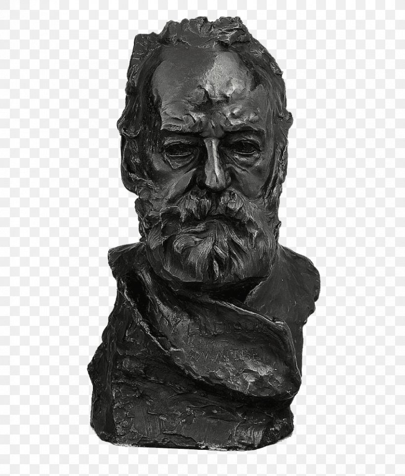 Auguste Rodin, 1840-1917 Bust Of Victor Hugo Sculpture, PNG, 850x1000px, Auguste Rodin, Art, Artist, Auguste Rodin 18401917, Author Download Free