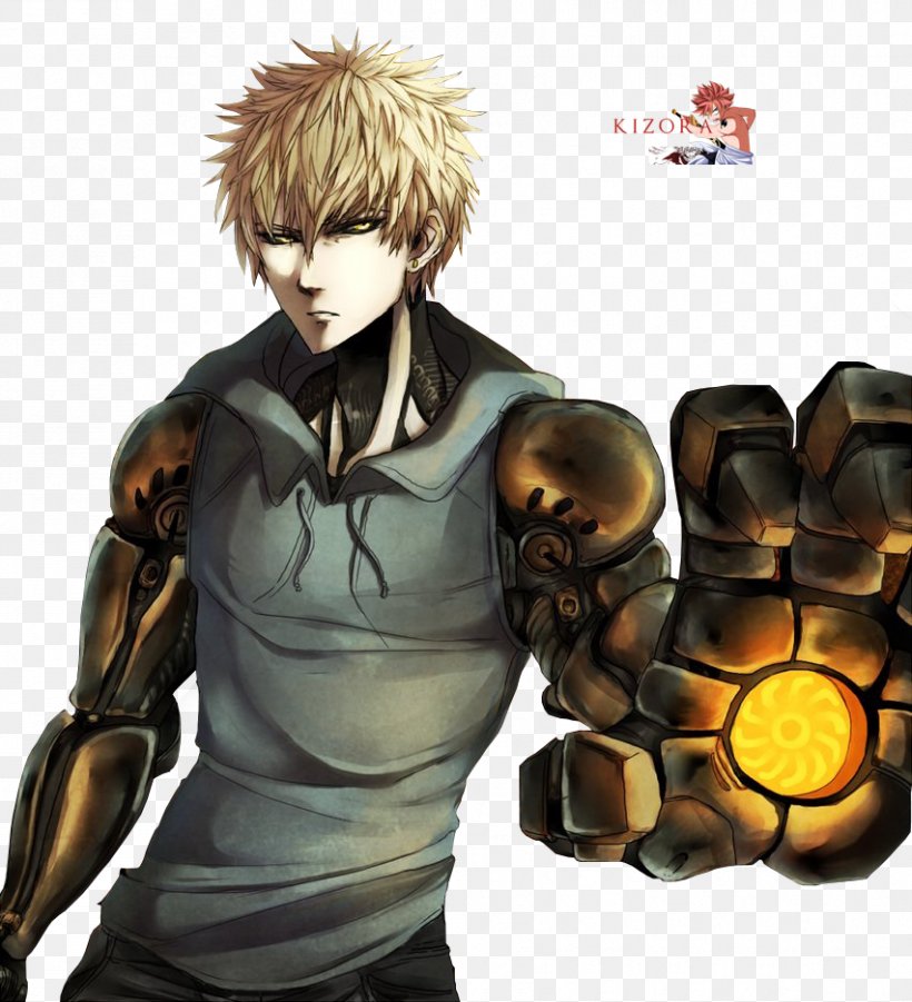 Godzilla One Punch Man Cyborg DeviantArt Genos, PNG, 852x937px, Watercolor, Cartoon, Flower, Frame, Heart Download Free