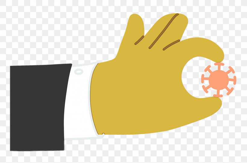 Safety Glove Glove Yellow Meter Font, PNG, 2500x1655px, Watercolor, Glove, Hm, Meter, Paint Download Free