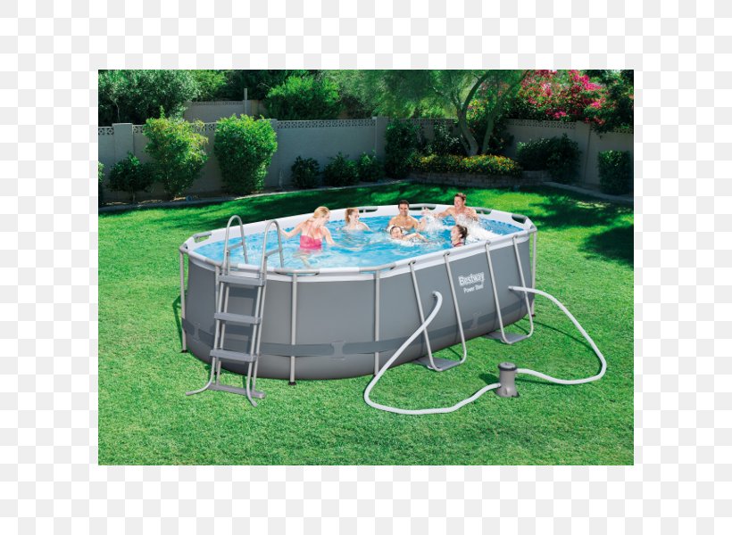 Swimming Pool Bestway Power Steel Rectangular Frame Pool Set Automated Pool Cleaner Castorama Leroy Merlin, PNG, 600x600px, Swimming Pool, Automated Pool Cleaner, Backyard, Castorama, Garden Download Free