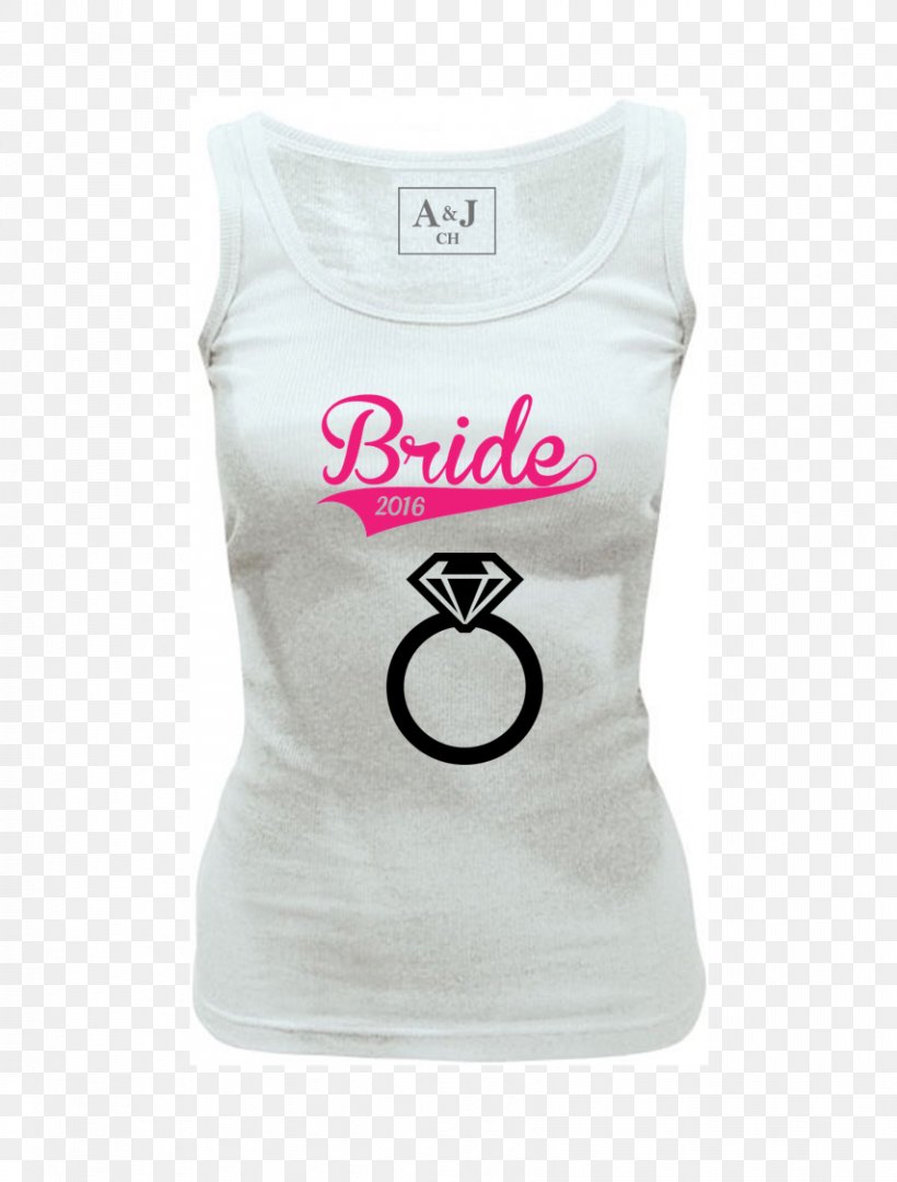 T-shirt Gilets Bachelorette Party Bride Sleeveless Shirt, PNG, 854x1125px, Tshirt, Active Tank, Bachelorette Party, Bride, Gilets Download Free
