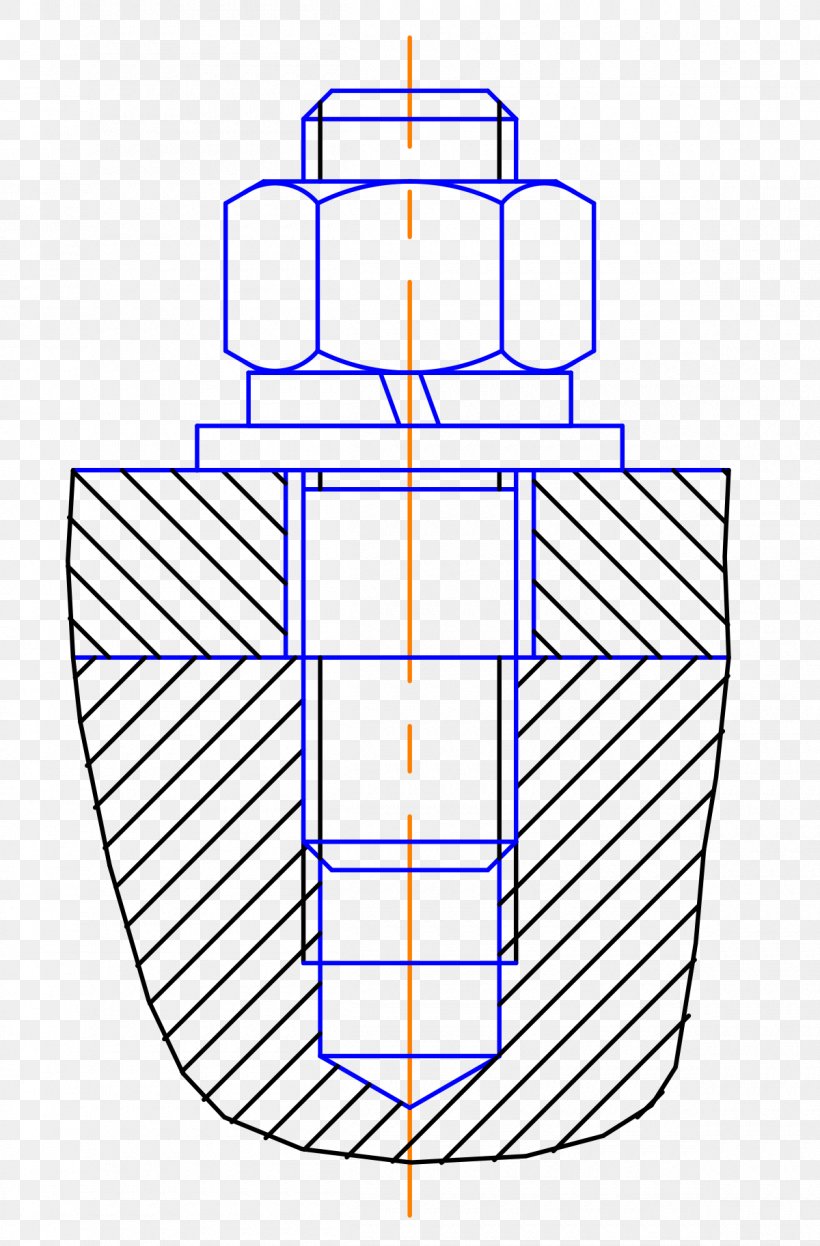 Bolted Joint Screw Fastener Deutsches Institut Für Normung, PNG, 1200x1824px, Bolted Joint, Area, Bolt, Diagram, Engineering Drawing Download Free