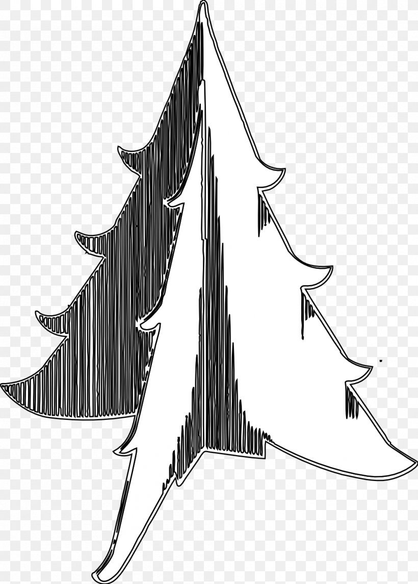 Christmas Tree Clip Art Vector Graphics Christmas Day, PNG, 999x1395px, Christmas Tree, Black And White, Branch, Christmas Day, Drawing Download Free