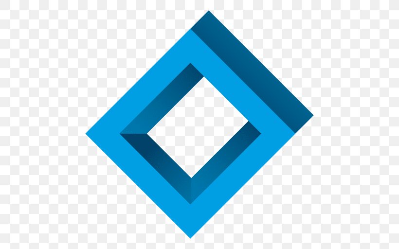 Logo Square Geometry, PNG, 512x512px, Logo, Azure, Blue, Brand, Cube Download Free