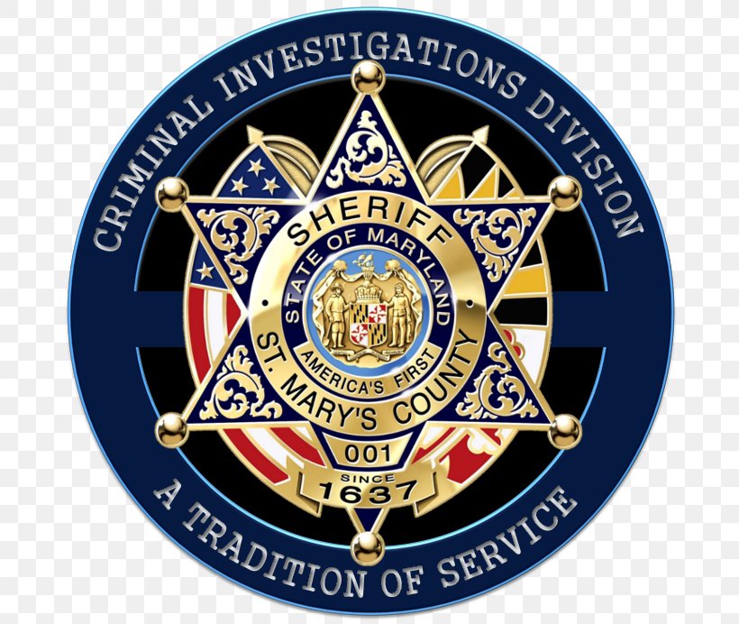 St. Mary's County Sheriff's Office California Prince George's County, Maryland Police, PNG, 686x692px, Sheriff, Arrest, Badge, California, Emblem Download Free