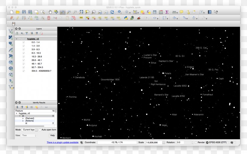 Star Chart Computer Program Geographic Information System Map QGIS, PNG, 3030x1892px, Star Chart, Area, Cartography, Computer Program, Computer Software Download Free