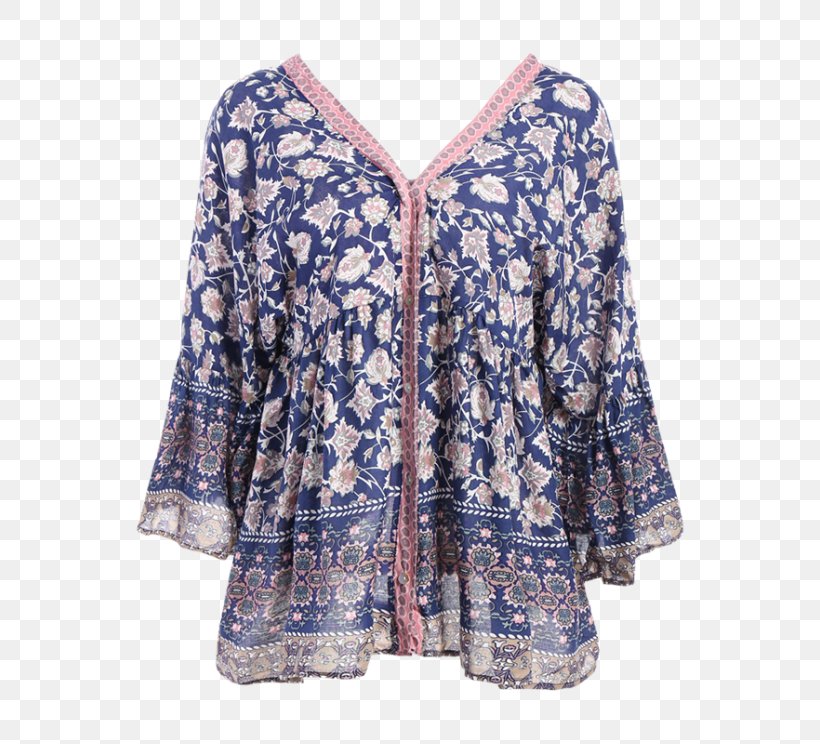 Blouse Hoodie Bell Sleeve Clothing, PNG, 558x744px, Blouse, Bell Sleeve, Blue, Chemise, Clothing Download Free