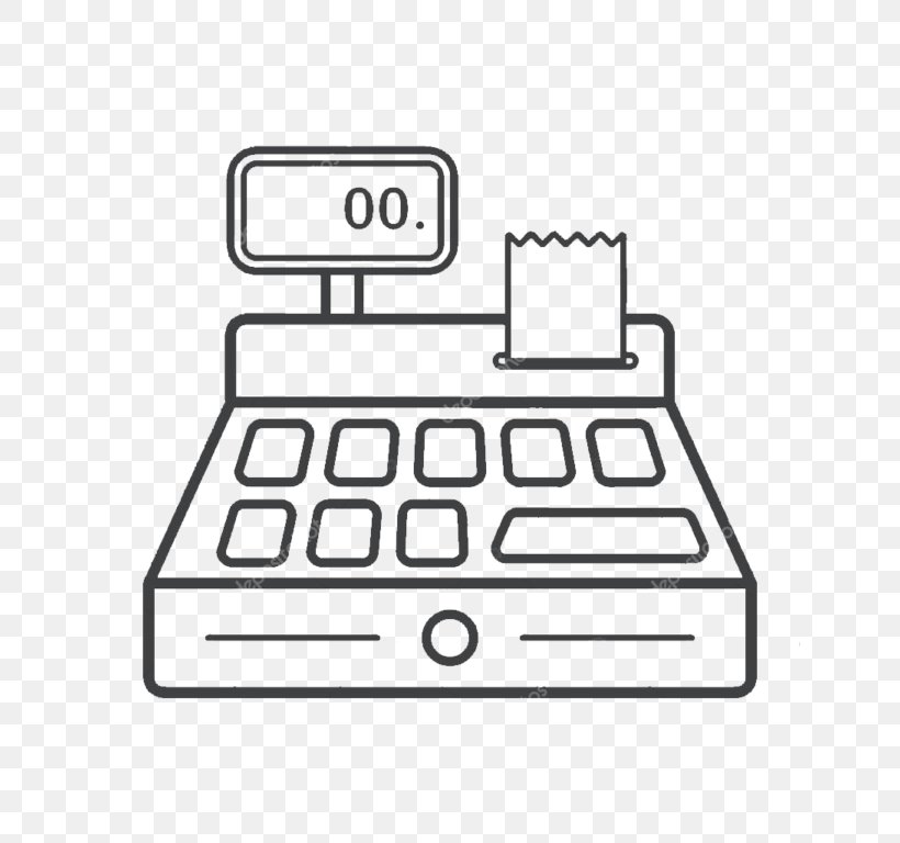 Cash Register Money Infographic Cashier Coloring Book, PNG, 768x768px, Cash Register, Area, Black And White, Business, Cash Download Free