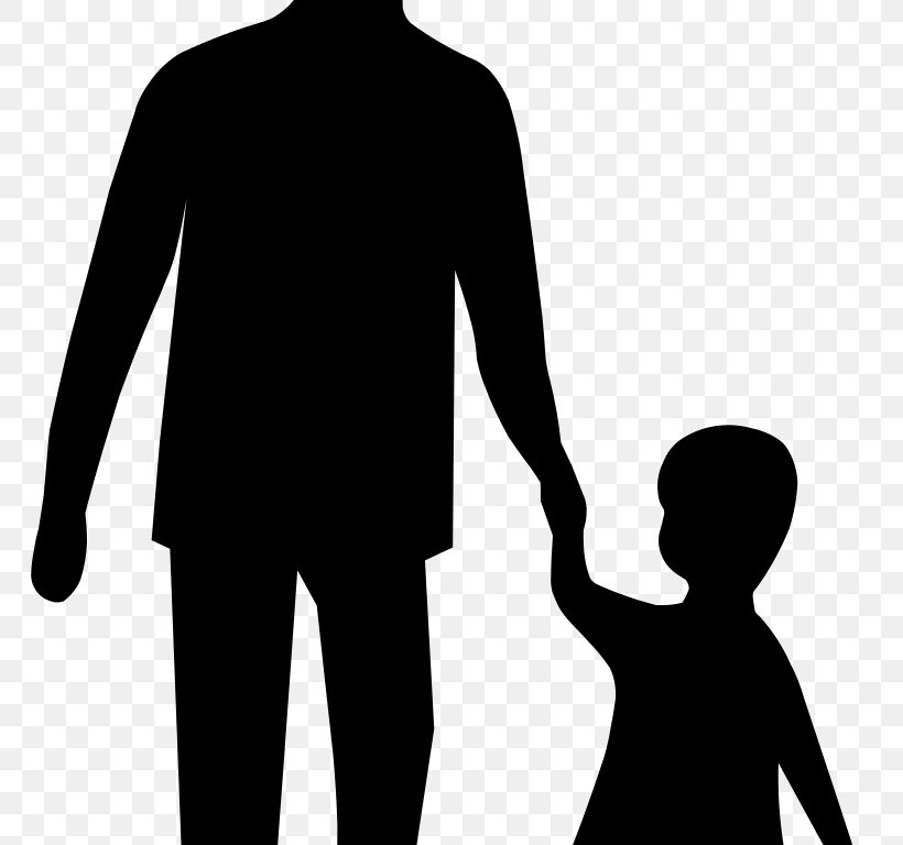 Child Adult Father Clip Art, PNG, 770x768px, Child, Adult, Black, Black And White, Child Care Download Free