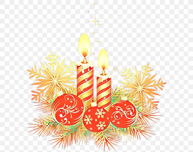 Christmas Ornament, PNG, 592x648px, Christmas Ornament, Birthday Candle, Candle, Christmas, Christmas Decoration Download Free