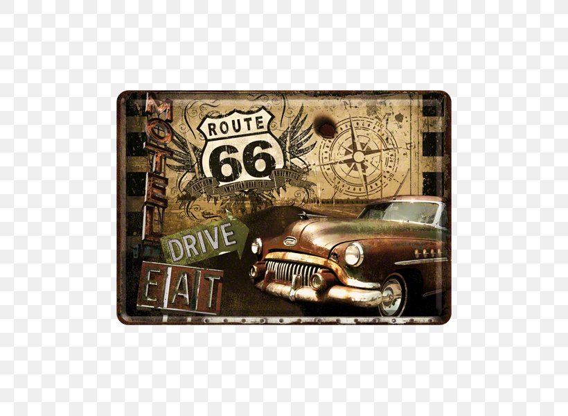 U.S. Route 66 In Arizona Retro Style Car, PNG, 600x600px, Us Route 66, Brand, Car, Highway, Label Download Free